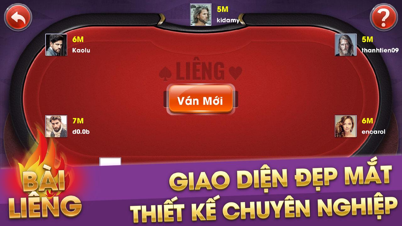 Tổng quan thông tin về sảnh game bài Liêng TDTC